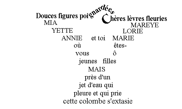 la colombe poignardée d'Apollinaire